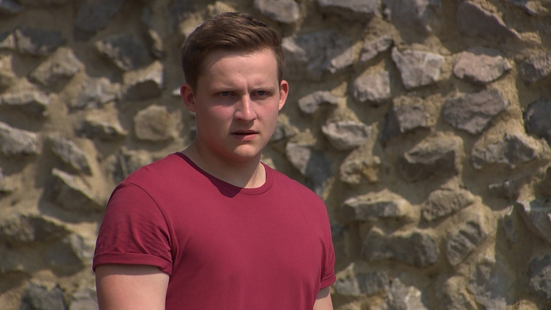 Lachlan wonders if Liv is his secret stalker on Emmerdale