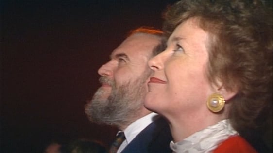 Mary Robinson attends Mayo 5000 Celebrations in Ballina, County Mayo (1993)
