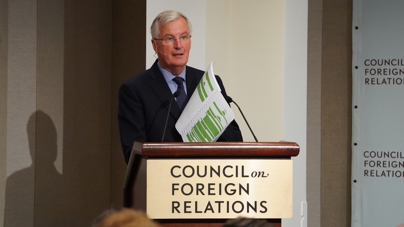 Michel Barnier said both sides would have to find a compromise on the Irish border