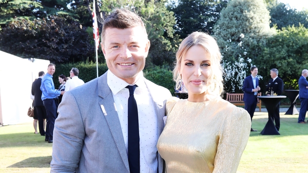 Amy Huberman and Brian O'Driscoll welcome third child