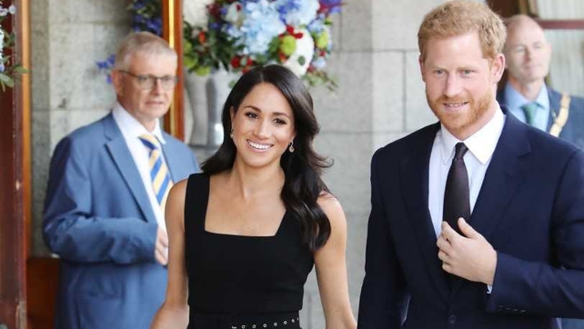 There was a quick outfit change before the garden party