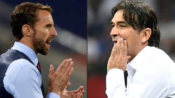 Gareth Southgate and Croatia coach Zlatko Dalic