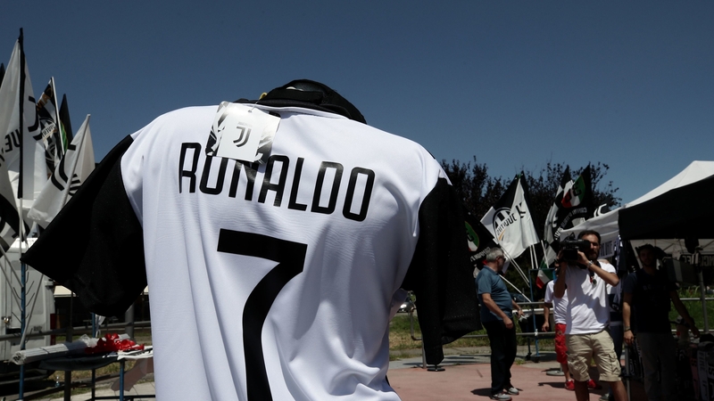 Cristiano Ronaldo's Juventus jersey