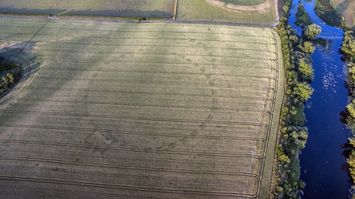 The henge, which could measure up to 200 metres in diameter, is believed to have been built some 500 years after Newgrange