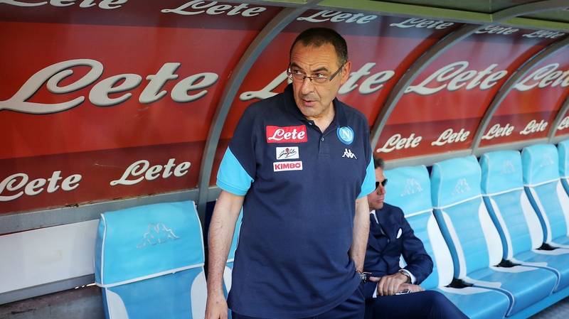 Maurizio Sarri let Napoli for Chelsea