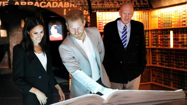 Where they visited EPIC, the Irish emigration museum