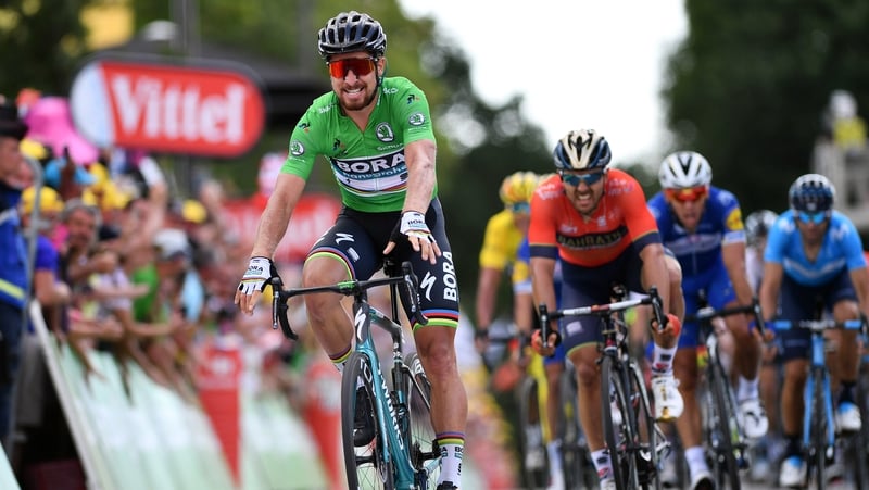 Peter Sagan takes the stage victory