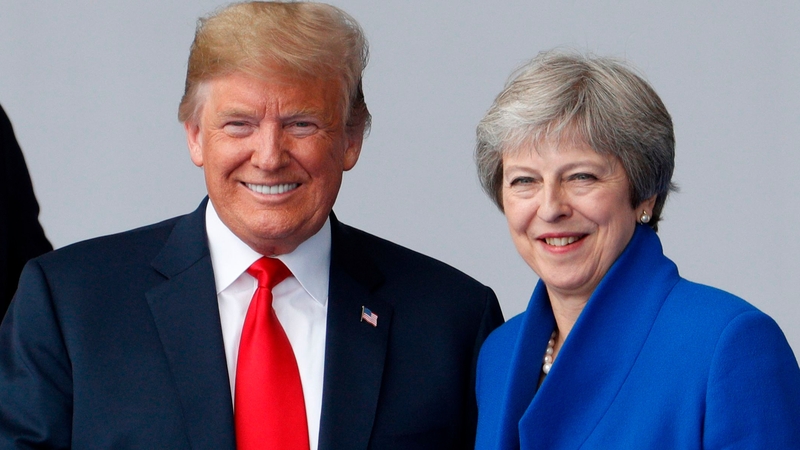 Donald Trump will hold talks with Prime Minister Theresa May in Downing Street during the visit