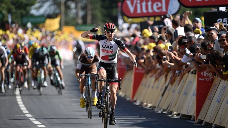 Dan Martin won the 181km sixth stage of the race
