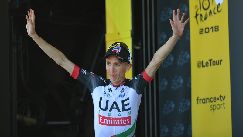 Martin claimed his third grand tour stage victory on day six of the 2018 Tour de France