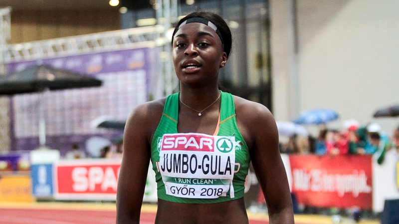 Patience Jumbo-Gula and her team-mates have qualified for the 4x100m relay final