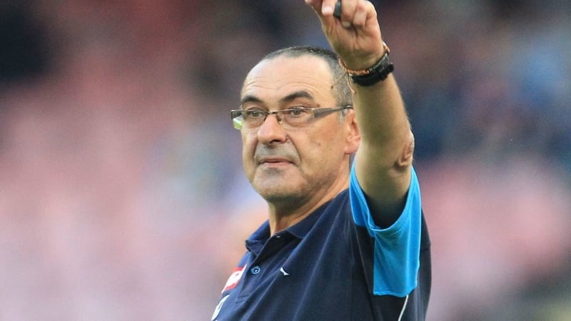 Maurizio Sarri impressed in a three-year stint with Napoli