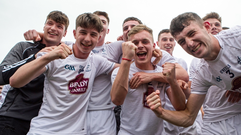 Kildare celebrate their win
