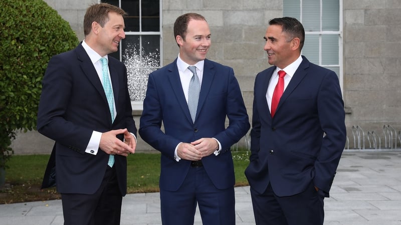 George Roberts (Head of UK & Ireland at Cushman & Wakefield), Steven McKenna (CEO of Sherry FitzGerald Group), Aidan Gavin (Head of Ireland, Cushman & Wakefield)