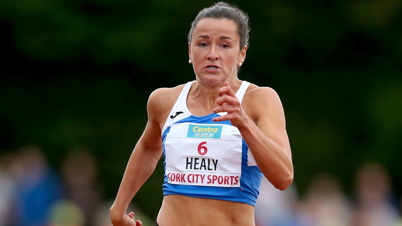Phil Healy broke the Irish 200m record on her way to a third-place finish in Cork
