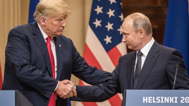 Donald Trump held a summit with Vladimir Putin in Helsinki in July