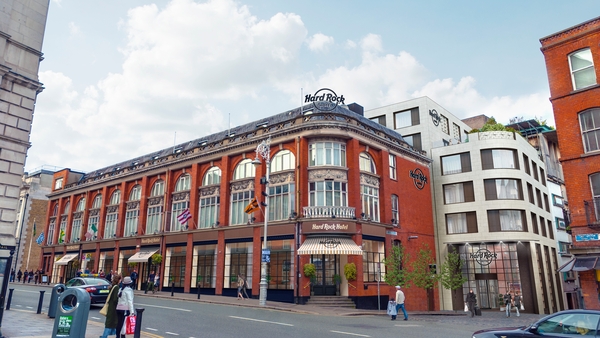 Hard Rock International said it plans to open the new 120 bedroom hotel on Lord Edward Street in Dublin city centre