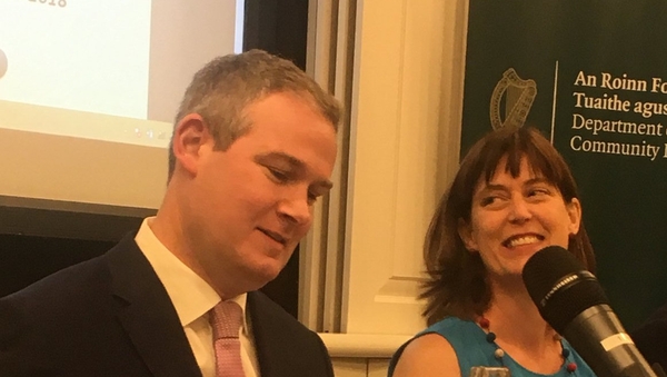 Sean Kyne was speaking at the announcement of funds for disadvantaged communities