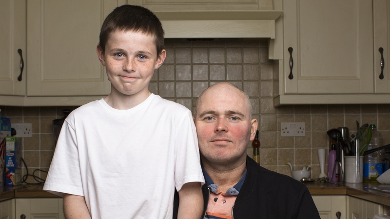 Billy and Billy junior who will appear in tonight's documentary, My Broken Brain