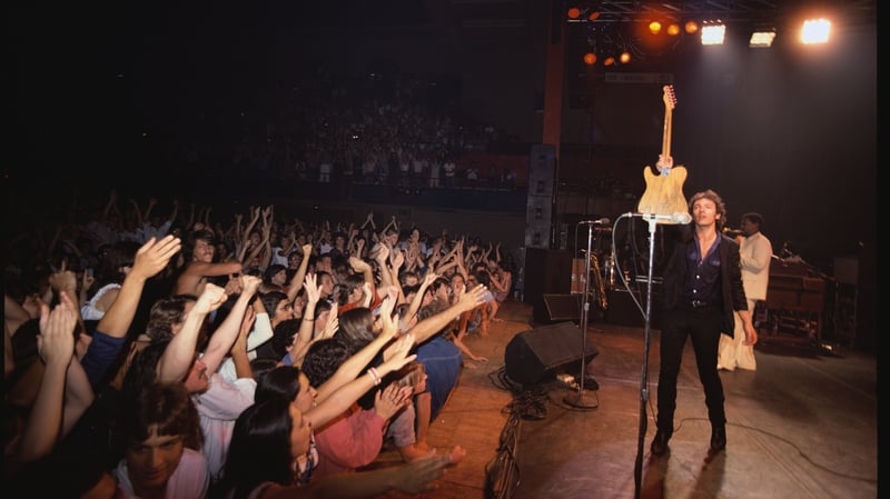 Bruce Springsteen onstage in 1978.  Photo: Lynn Goldsmith/Corbis/VCG via Getty Images