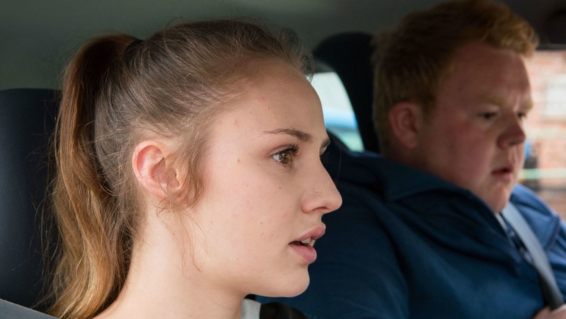 Kayla crashes the car on purpose