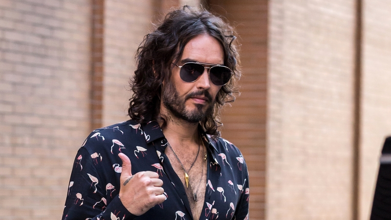 Russell Brand - New family adventure began filming in Ireland this week