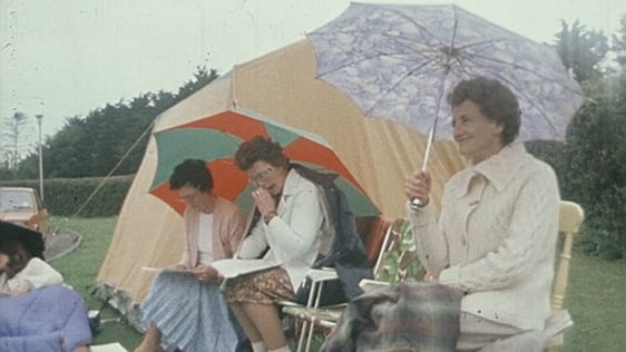 Hunger strikers outside St Ita's Hospital Portrane (1978)