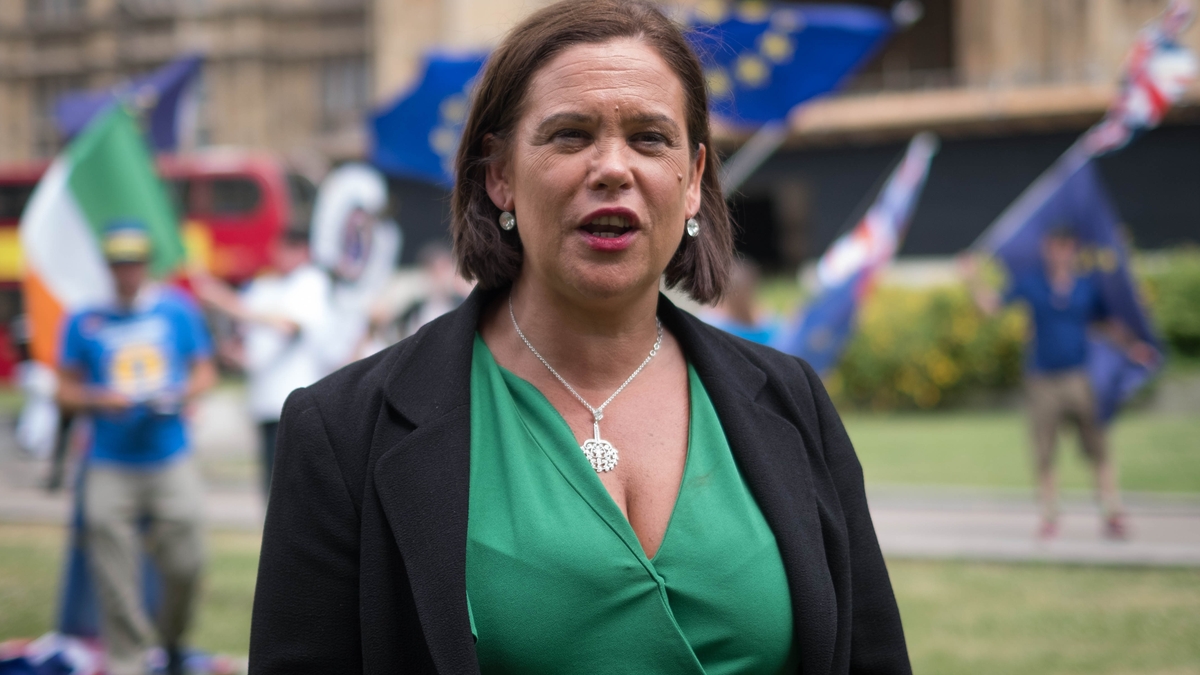 Mary Lou McDonald responds to Arlene Foster saying the Good Friday Agreement is "not sacrosanct".