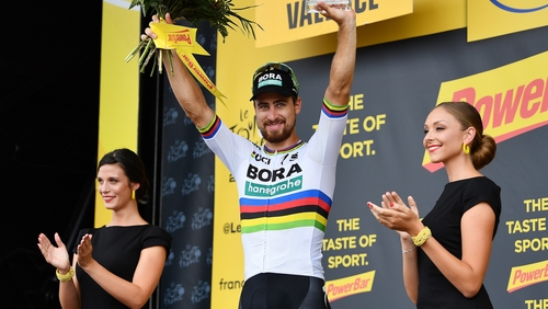 Sagan won his third stage of the Tour
