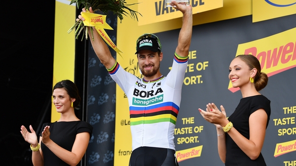 Sagan won his third stage of the Tour