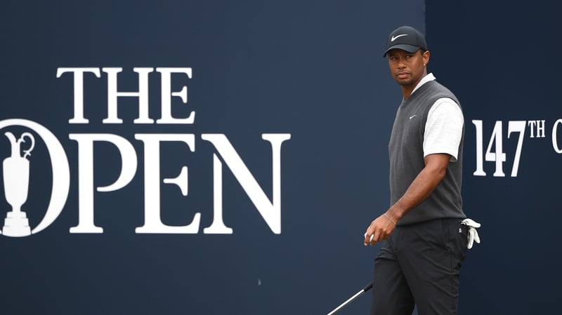 Tiger Woods was in contention right up until the final few holes of The Open