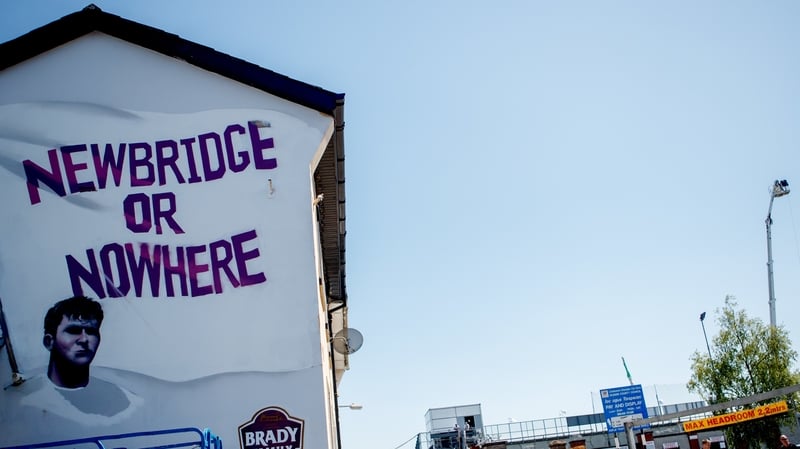 A mural outside St Conleth's Park