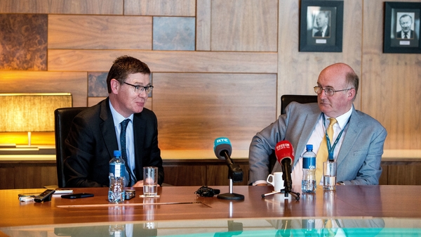 Tom Ryan and John Horan at Croke Park