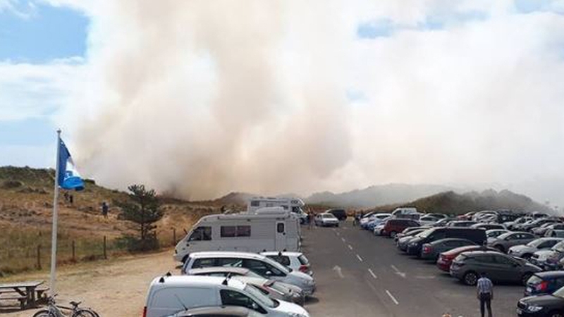 The alarm was raised at around 11.30am this morning (Pic: Surf Shack Curracloe)