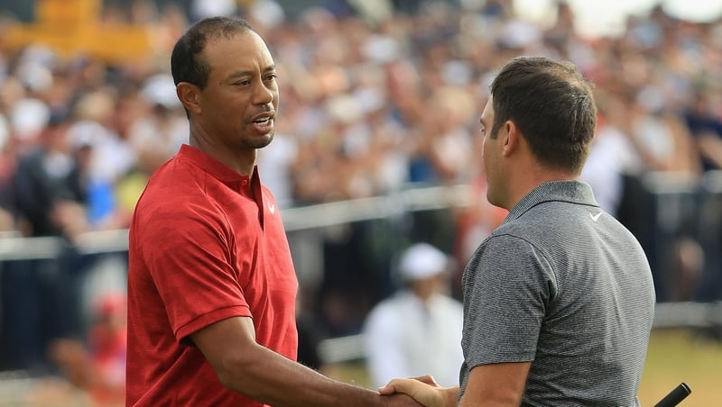 Tiger Woods was happy his children got to see him competing well in major championships