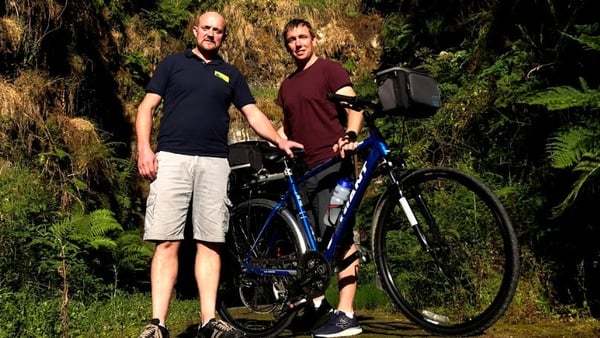 Cian McCormack is back on his bike for a week-long series on Morning Ireland