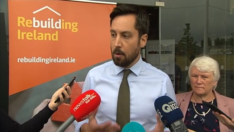 Minister Eoghan Murphy said the increase from May to June was 26 compared to 242 last year