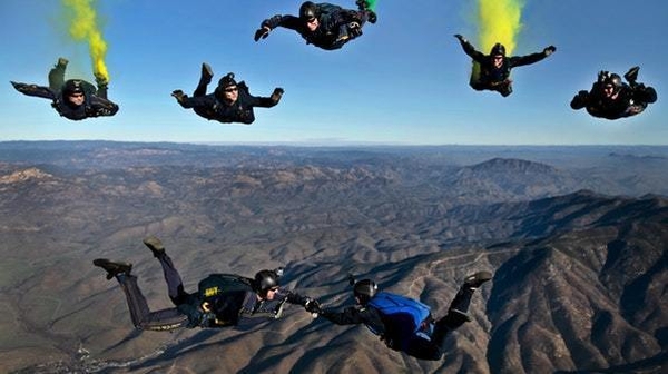 A Skydiving Wedding: 'I'm not sure if anybody has ever gotten int