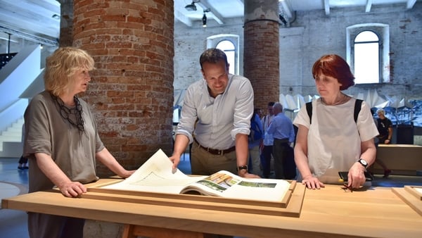 Taoiseach Leo Varadkar at the 16th International Architecture Exhibition in Vienna