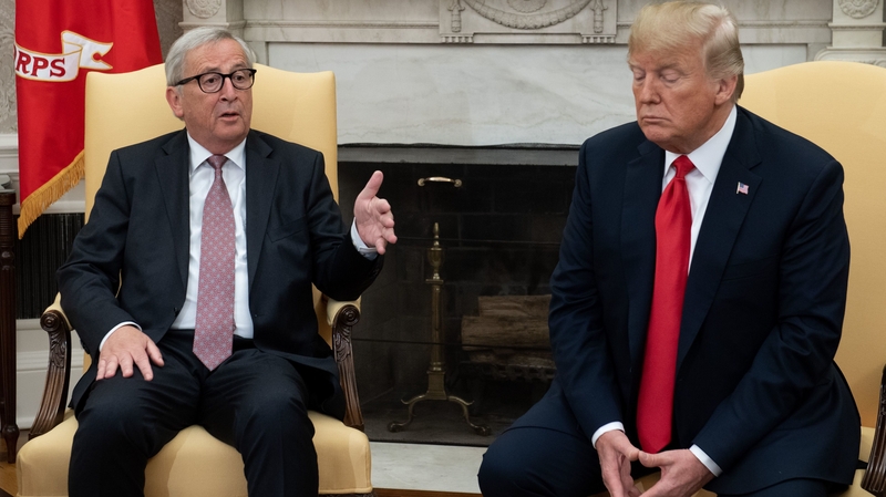 Jean-Claude Juncker and Donald Trump strike deal aimed at defusing the trade tensions between the two key economies