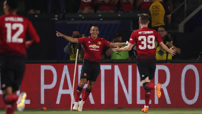 Alexis Sanchez opened the scoring in California