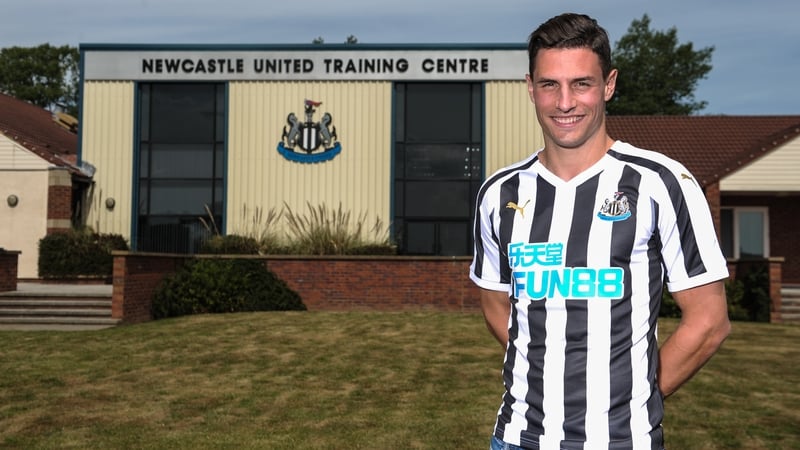 Schar joins from Deportivo La Coruna on a three-year contract.