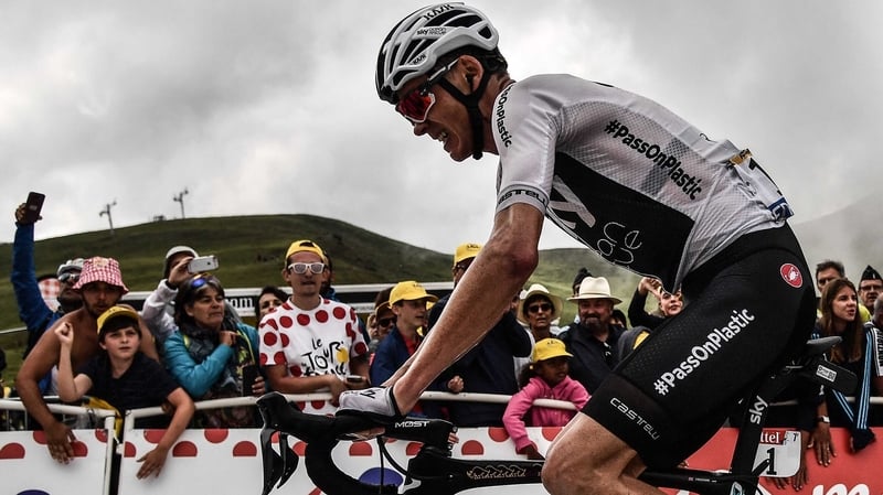Chris Froome: "I was wearing a big rain jacket and probably didn't look like I was a rider."