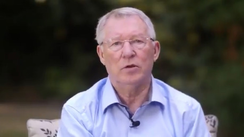 Alex Ferguson speaks publicly for the first time since his surgery