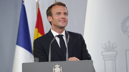 Mr Macron listed a series of initiatives the EU could take both to defend itself and to adhere more closely to its core values