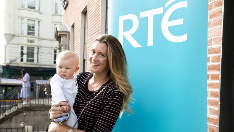 Sinéad Lynch and her baba