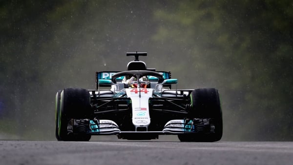Lewis Hamitlon topped the time-sheets for qualifying in Hungary