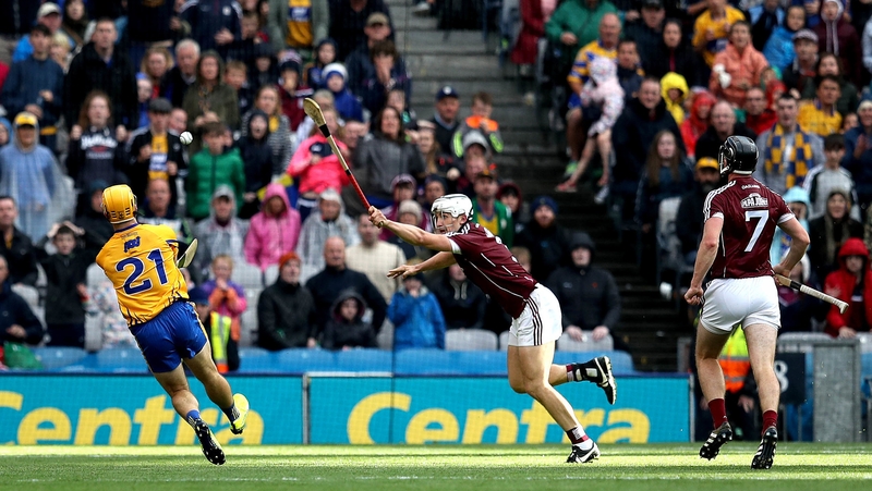 Jason McCarthy scores the equalising point to force a replay