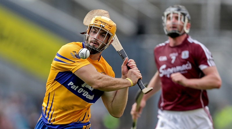 Jason McCarthy fires over the late point