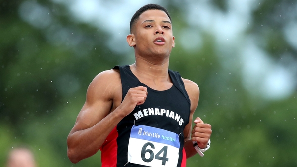 Leon Reid is the Irish 100m and 200m champion